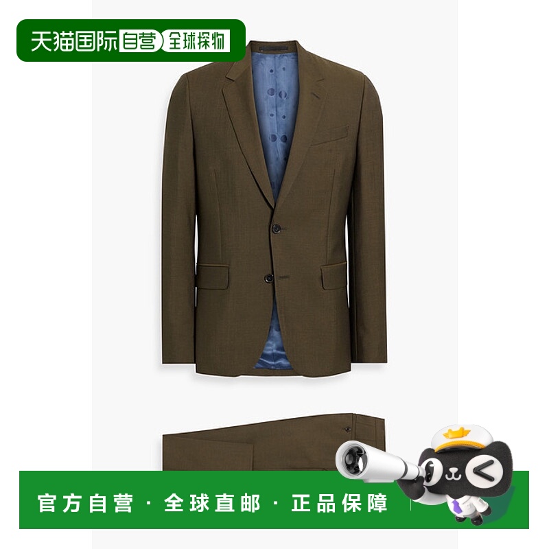 1h可退 潮奢 Paul Smith 保罗 史密斯 男士 羊毛马海毛混纺套装 M