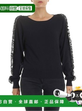 1h可退 SEE BY CHLOÉ 女士针织毛衣 CHS19AMP205204C3 CO 深蓝色