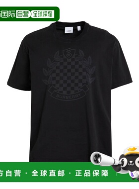 1h可退 潮奢 Burberry 巴宝莉 男士 T恤 black黑色 舒适时尚