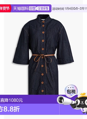 1h可退 潮奢 ZIMMERMANN 女士 牛仔迷你衬衫式连衣裙 1928DRS252M