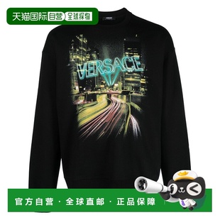 AW2023 VERSACE 10125551A090452B510 卫衣 黑色范思哲 男士