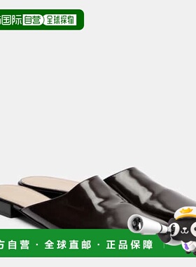 1h可退 潮奢 The Row 女士 Penelope 皮质凉拖 brown棕色 舒适时