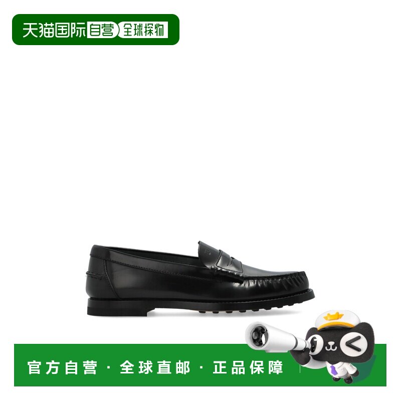 1h可退 TOD'S 女士芭蕾乐福鞋 XXW34L0IO10AKT0B999 CO 黑色 Loaf