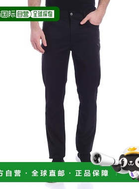 1h可退 MOSCHINO 男士休闲裤 035402191555 SS2020 黑色 Logo Dis