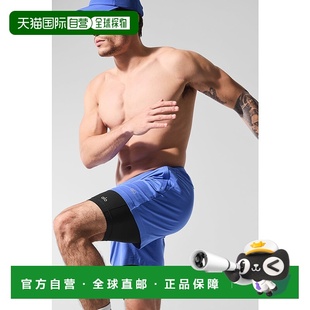 男款 alo 三分休闲短裤 拼接Logo字母印花修身 yoga