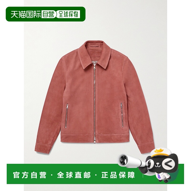1h可退 潮奢 Mr P. 男士 绒面革夹克 MPO233022TERRACOTTA