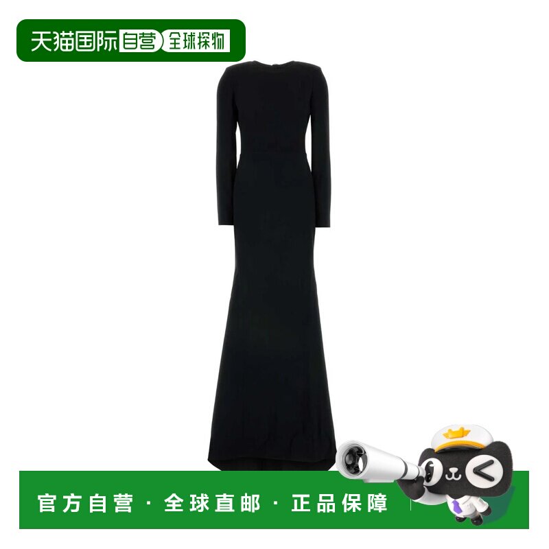 GUCCI 女士连衣裙 804827ZAF5Z1000 SS2025 黑色 Black crepe dre