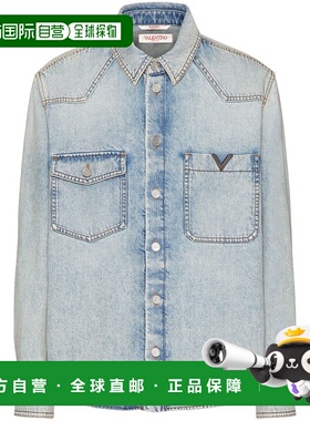 VALENTINO 男士衬衫 4V3DB02R9YQ508 CO 灰色