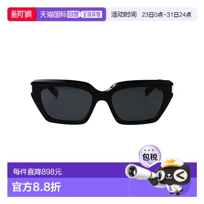 SAINT LAURENT 男士太阳镜 SL826PAGE001 AW2025 黑色