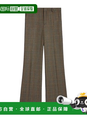 CELINE 女士休闲裤 RP0800295GAG5 AW2025 绿色 裤腰袢休闲裤