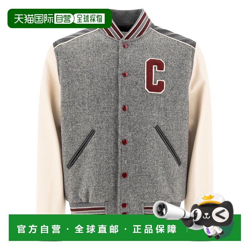 CELINE 男士夹克 2V56DA33509GD AW2024 灰色 长袖休闲夹克