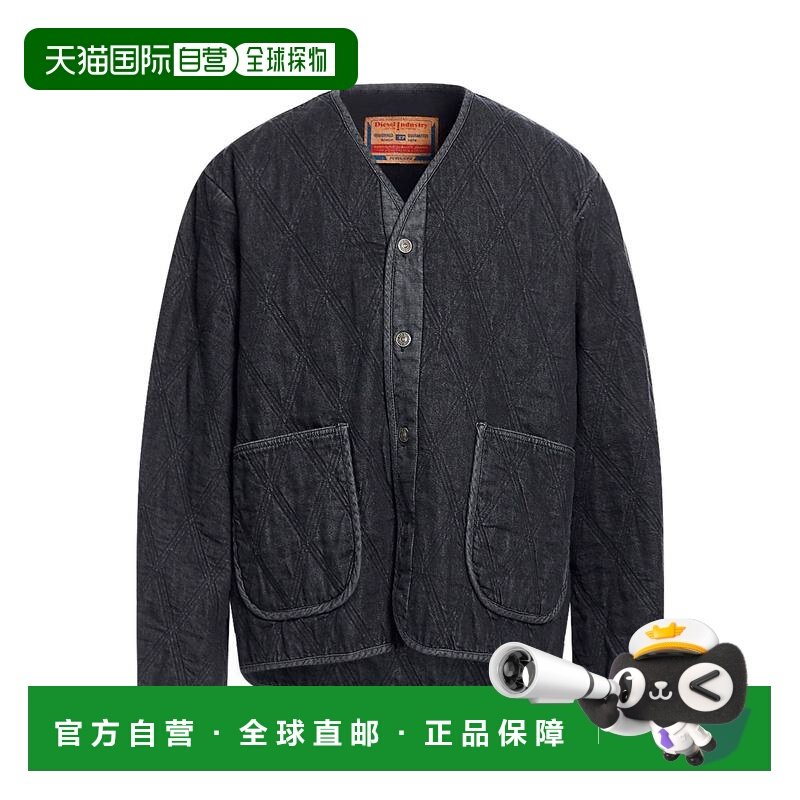 1h可退 潮奢 Diesel 迪赛 男士 牛仔布夹克 black黑色 舒适时尚,男装,夹克,淘宝优惠券,粉丝福利购,淘宝优惠卷