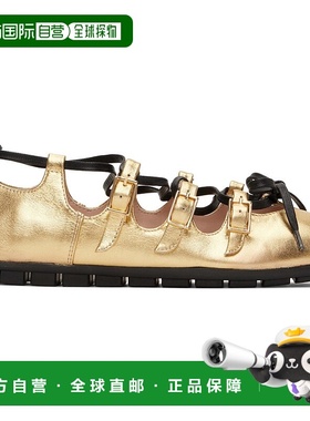 1h可退 潮奢 Simone Rocha 蒙娜 罗莎 女士 金色 Ghillie Grip 芭