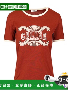 CELINE 女士T恤 RX0CH671QGAE1 AW2025女装红色上衣