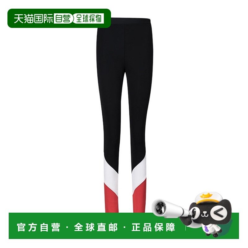 GIVENCHY 女士休闲裤 GI5708420001 SS2022 黑色 修身打底裤