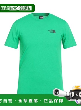 潮奢 the north face 北面 男士 T恤 green绿色 舒适时尚