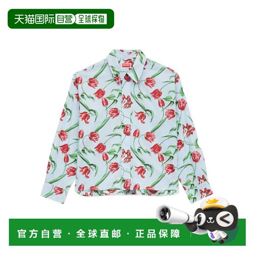 KENZO 女士衬衫 FG62CH2959O263 CO 花色 长袖衬衫