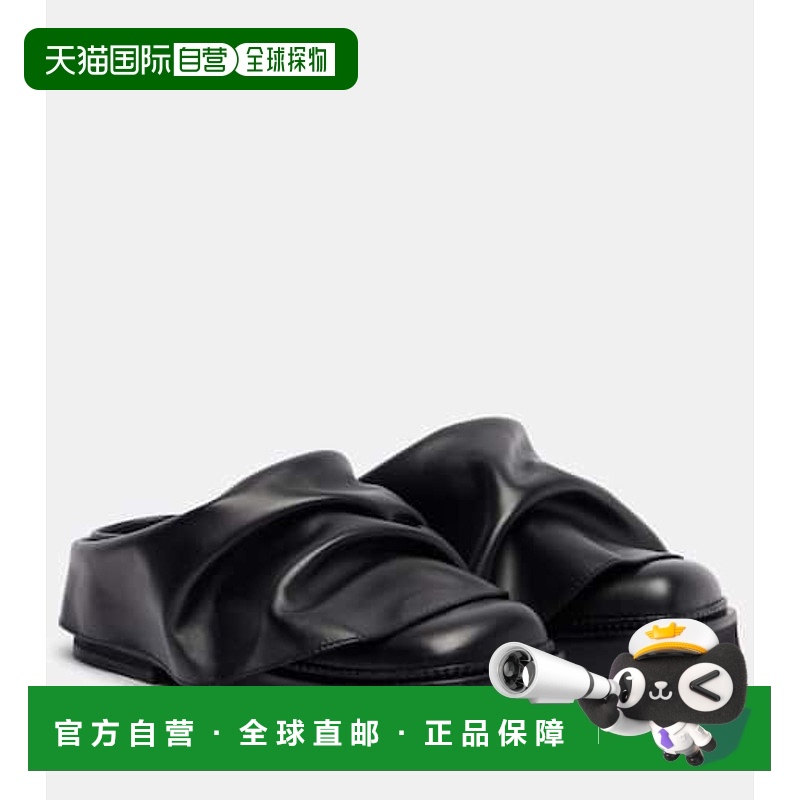 1h可退 潮奢 The Attico 女士 Robin 迷你皮质凉拖