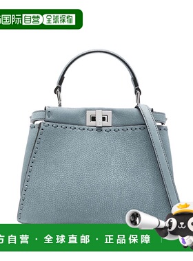 1h可退 潮奢 Fendi 芬迪 女士 PEEKABOO ISEEU 迷你绒面革包包 8B