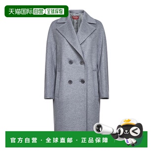 MARA 灰色 女士外套 AW2025 双排扣大衣 6016145206011 MAX