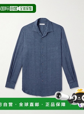 1h可退 潮奢 Loro Piana 诺悠翩雅 男士 Andre 长袖衬衫 FAF2545