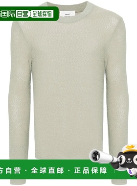 Ami Paris 男士针织毛衣 HKS037KN0044317 SS2024 绿色