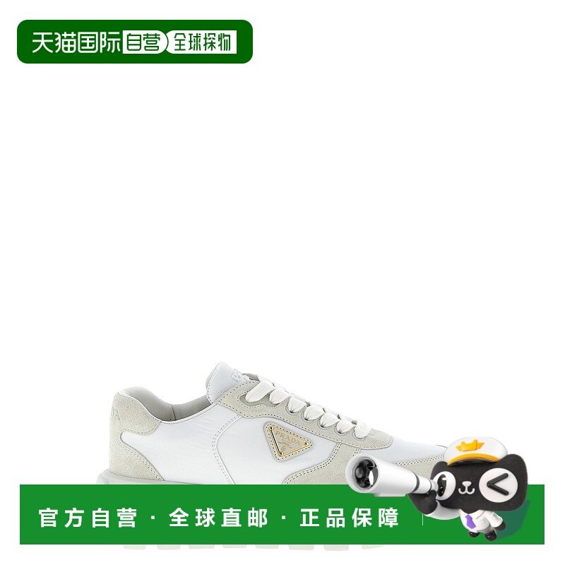 PRADA 女士运动鞋 1E021OF045D7CF0009 SS2026 白色