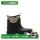 踝 巴宝莉 潮奢 1h可退 Rubber Burberry 黑色 Stamp 女士 Marsh