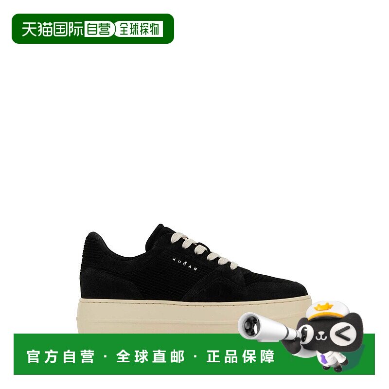 HOGAN 女士运动鞋 HXW6700FK8LTLPB999 AW2024 黑色