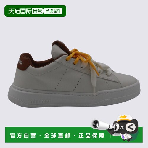 MIU MIU 女士运动鞋 5E387EF0053L48F0TPR CO 花色 White leather