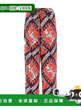 VALENTINO 女士休闲裤 1B3RB4D47CW01N AW2022 花色阔腿裤