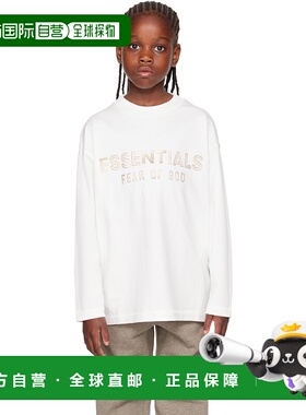 1h可退 潮奢 Essentials 女童 白色 Classic 儿童长袖 T 恤童装 7