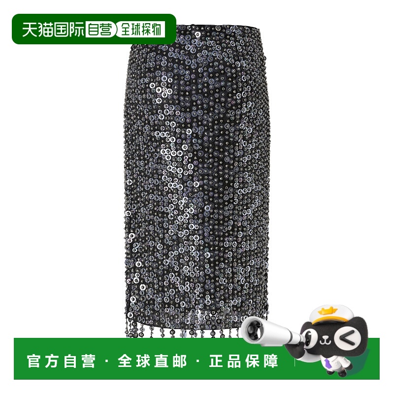 1h可退 PINKO 女士半身裙 105469A2QM1GZE AW2025 黑色 Passaparo