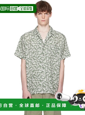 1h可退 潮奢 A.P.C. 男士 绿色 Roy 衬衫 VIALXH12608