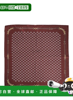 CELINE 女士围巾 2AWB60ZV1GDB5 AW2025 红色 传统斜纹丝绸头巾