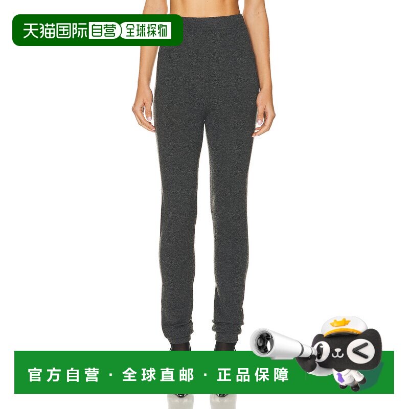 Saint Laurent 圣罗兰 女士 高腰羊绒紧身裤 765442YALL2裤子运动