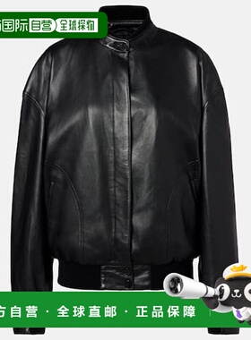 1h可退 潮奢 The Row 女士 Eleonora 皮革短夹克皮夹克