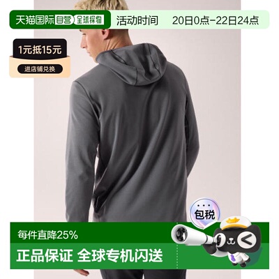 1h可退 ARC'TERYX始祖鸟男士cormac heavyweight HOODY薄绒连帽衫