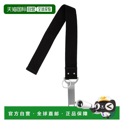 RICK OWENS 男士钥匙扣 RA02E0797WEB09 AW2025 黑色挂绳