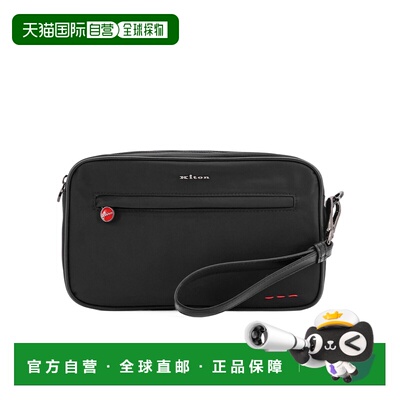 1h可退 KITON 男士化妆包 UBA0052N0127001 AW2025 黑色 Logo手拿