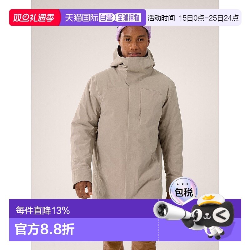 1h可退 ARC'TERYX始祖鸟男士THERME PARKA GTX派克羽绒服日常户外