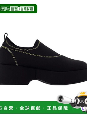 GANNI 女士芭蕾乐福鞋 S1948 SS2023 黑色 Ganni Retro Flatform