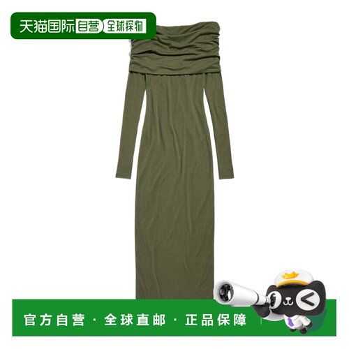 BALENCIAGA 女士连衣裙 A001Z7TUVC92804 AW2026 军绿色包臀裙