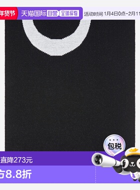 PINKO 女士围巾 105988A2Z5ZZ2 AW2025 黑色 印有PINKO字样标志围