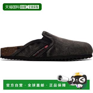 1h可退 潮奢 Diesel 迪赛 男士 黑色 D-Woodstock Slip-On 穆勒鞋