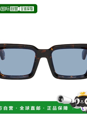 1h可退 潮奢 Off-white 男士 棕色 & 黑色 Dalton 太阳镜 OERI13U