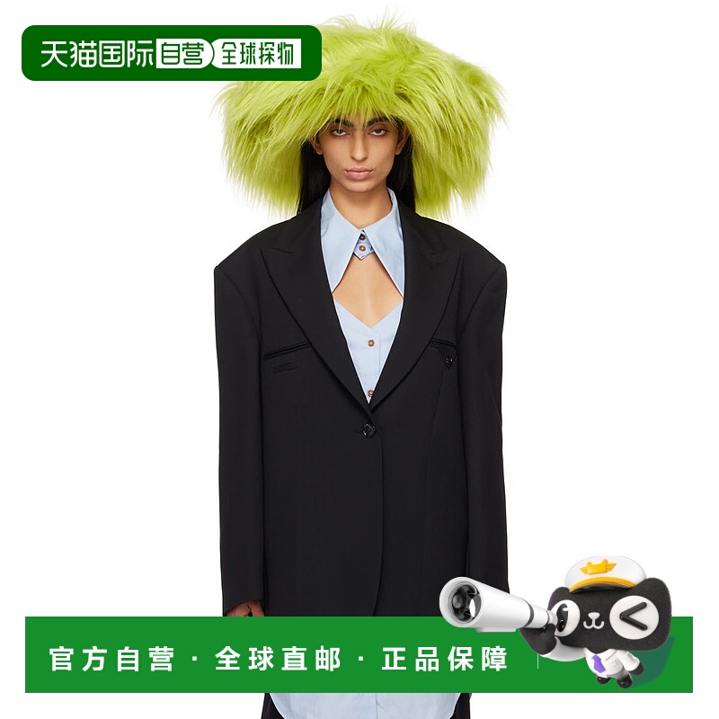 1h可退 潮奢 Ruslan Baginskiy 女士 绿色宽檐帽 PNM420PH