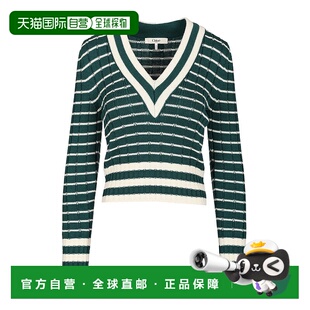 AW2025 绿色 Fitted CHLOÉ Neck CH25AMP4980097D Swea 女士T恤