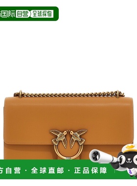 PINKO 女士斜挎包 100941A0F1C83Q SS2025 棕色 Love One 单肩包