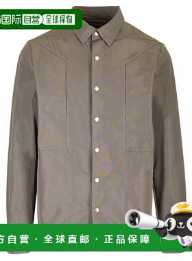 RICK OWENS 男士夹克 RU01D3727FK34 SS2024 灰色 Fogpoket Dove